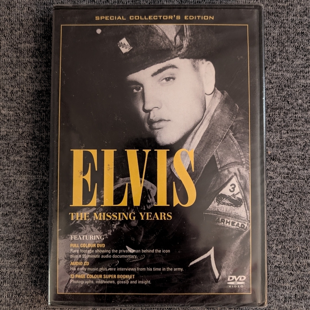 Elvis Presley: The Missing Years (DVD, 2002, Collectors Edition) Like New